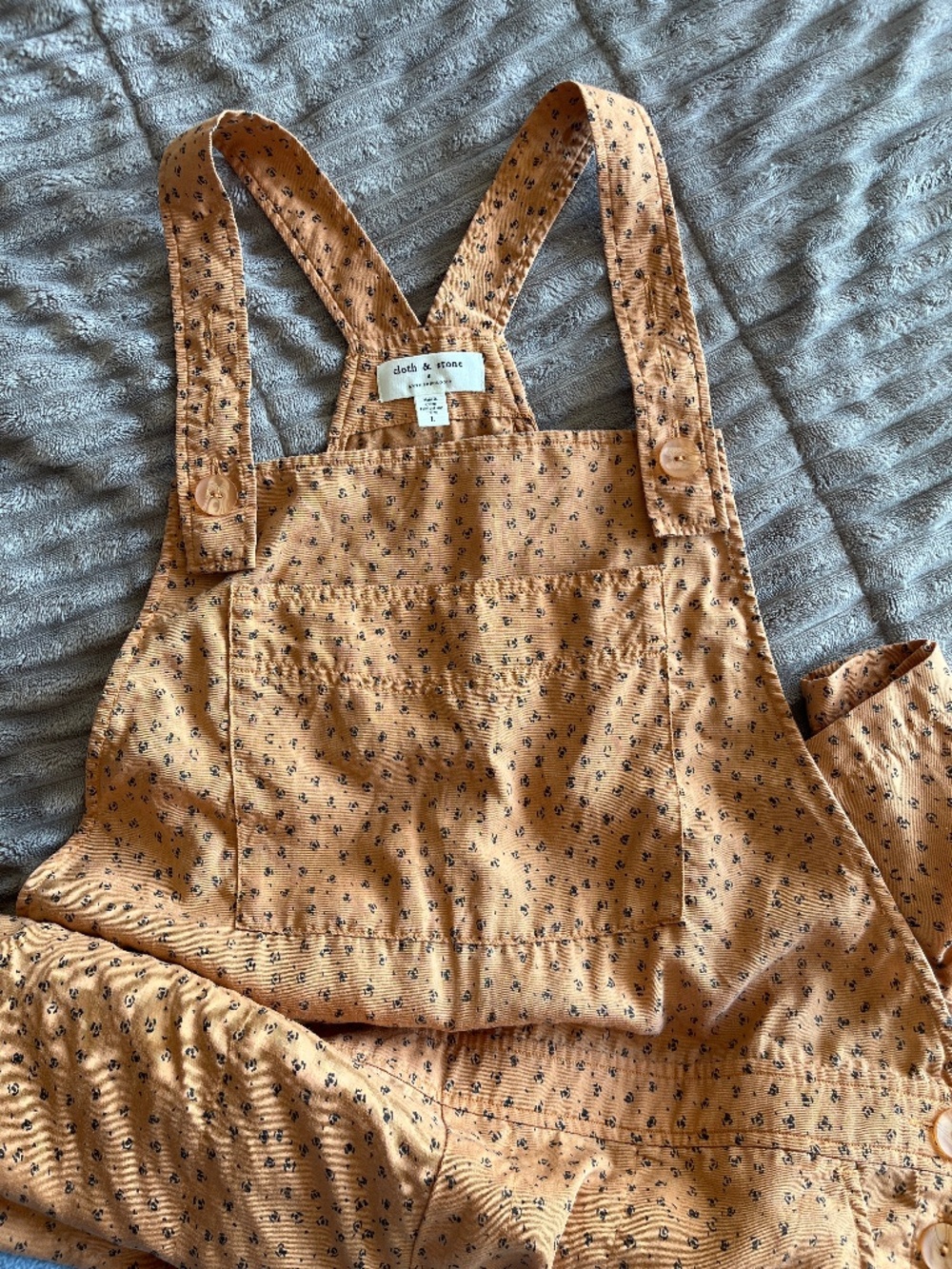 cloth & stone x anthropologie flowy overalls